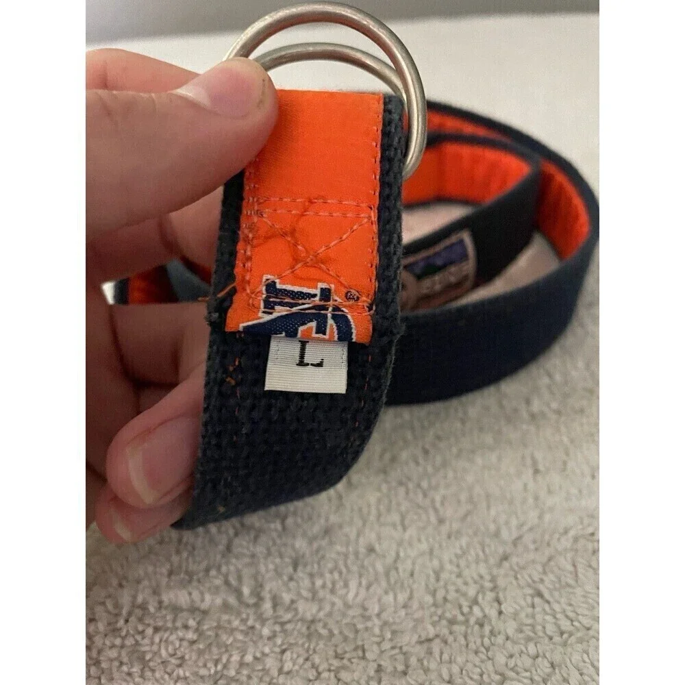Moonshine Aubrun University Orange Belt Preppy Large Canvas Logo College